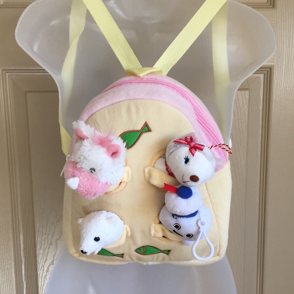 UniPak stuffed animal backpack-holds 4 small pals